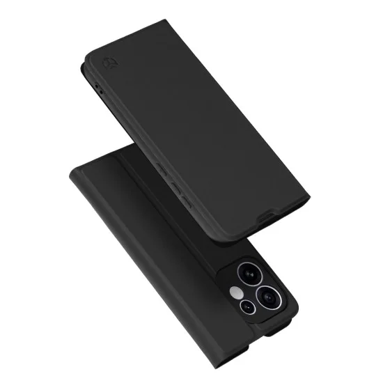 Калъф за Oppo Reno16 - Magskin Book - Techsuit - Черен