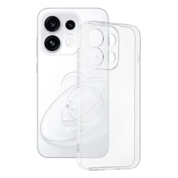Калъф за Oppo Reno16 Pro - Clear Silicone - Techsuit - Прозрачен