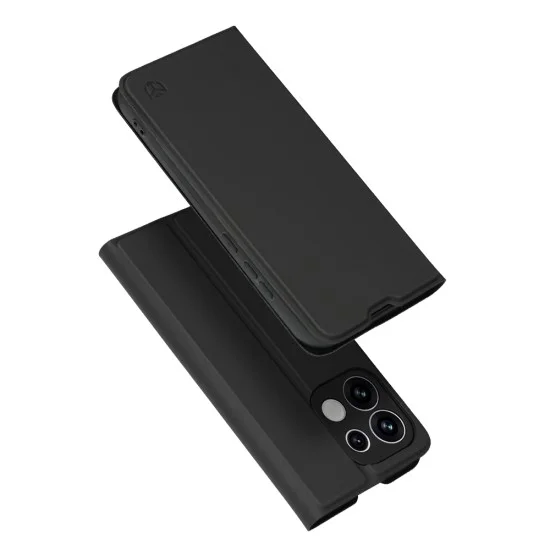 Калъф за Oppo Reno16 Pro - Magskin Book - Techsuit - Черен
