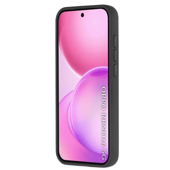 Калъф за Oppo Reno16 / Reno16 Pro - Glinth - Techsuit - Черен