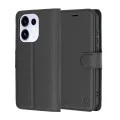 Калъф за Oppo Reno16 / Reno16 Pro - Leather Folio - Techsuit - Черен