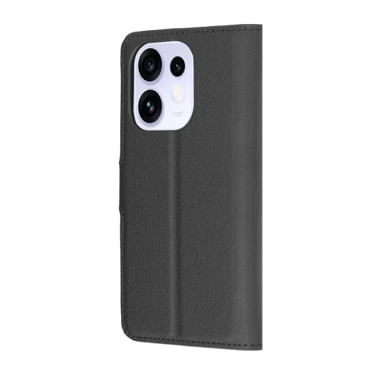 Калъф за Oppo Reno16 / Reno16 Pro - Leather Folio - Techsuit - Черен
