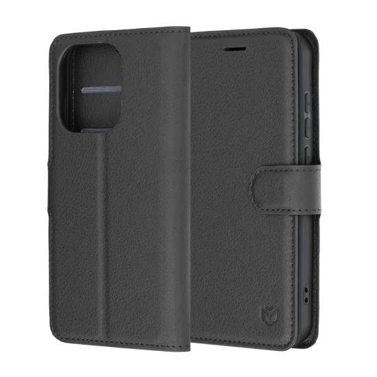 Калъф за Oppo Reno16 / Reno16 Pro - Leather Folio - Techsuit - Черен
