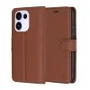 Калъф за Oppo Reno16 / Reno16 Pro - Leather Folio - Techsuit - Кафяв