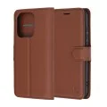 Калъф за Oppo Reno16 / Reno16 Pro - Leather Folio - Techsuit - Кафяв