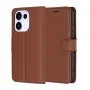 Калъф за Oppo Reno16 / Reno16 Pro - Leather Folio - Techsuit - Кафяв
