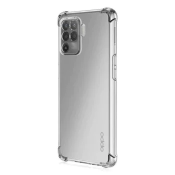 Калъф за Oppo Reno5 Lite / Oppo A94 4G - Удароустойчив Прозрачен Силиконов - Прозрачен