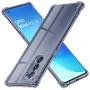 Калъф за Oppo Reno6 Pro 5G (Snapdragon) - Techsuit - Удароустойчив Clear Silicone - Опушено Черен
