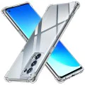Калъф за Oppo Reno6 Pro 5G (Snapdragon) - Удароустойчив прозрачен силикон - прозрачен