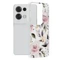 Калъф за Oppo Reno8 Pro - Marble Series - Chloe White