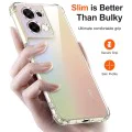 Калъф за Oppo Reno8 - Удароустойчив Прозрачен Силиконов - Прозрачен