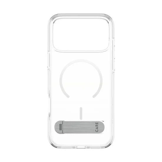 Калъф PanzerGlass® CARE Feature Kickstand MagSafe - iPhone 17 Pro Max - Прозрачен