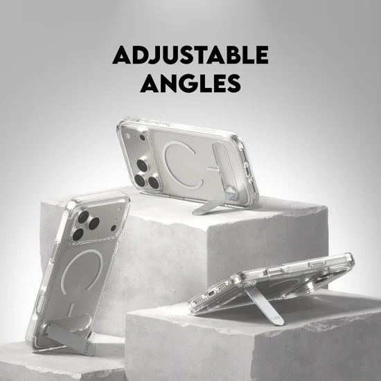 Калъф PanzerGlass® CARE Feature Kickstand MagSafe - iPhone 17 Pro Max - Прозрачен
