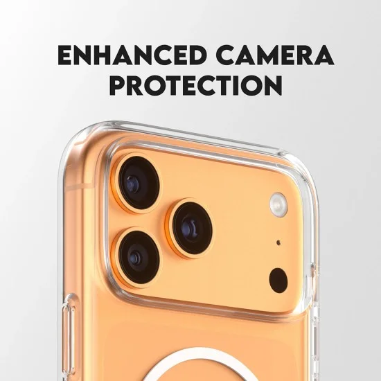 Калъф PanzerGlass® CARE Feature Kickstand MagSafe - iPhone 17 Pro Max - Прозрачен