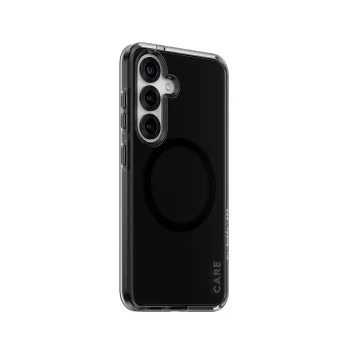 Калъф PanzerGlass® CARE Flagship Urban Combat Black Qi Compatible - Samsung Galaxy S25 - Тъмно сив