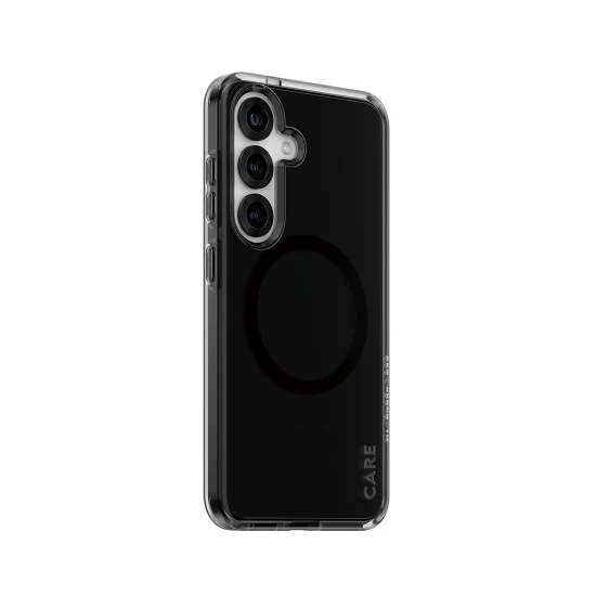 Калъф PanzerGlass® CARE Flagship Urban Combat Black Qi Compatible - Samsung Galaxy S25 - Тъмно сив