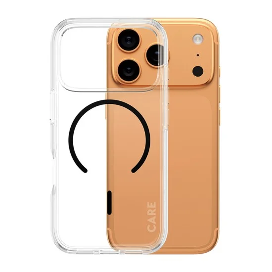 Калъф PanzerGlass® CARE Flagship Urban Explorer Black MagSafe - iPhone 17 Pro - Прозрачен