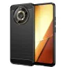Калъф за Realme 11 - Carbon Silicone - Черен
