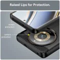 Калъф за Realme 11 Pro / 11 Pro+ - Carbon Silicone - Черен