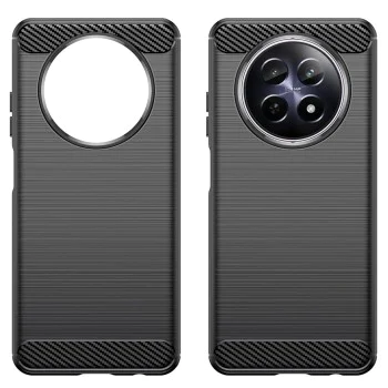 Калъф за Realme 12 / 12x - Carbon Silicone - Blue