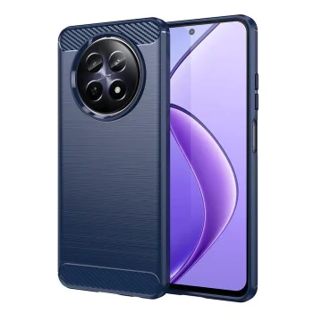 Калъф за Realme 12 / 12x - Carbon Silicone - Blue