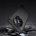 Калъф за Realme 12 / 12x - Carbon Silicone - Черен