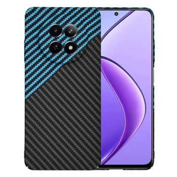 Калъф за Realme 12 / 12x - Carbonite FiberShell - Blue Pulse