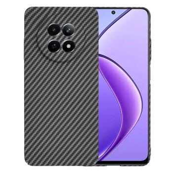 Калъф за Realme 12 / 12x - Carbonite FiberShell - Черен