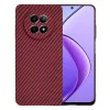 Калъф за Realme 12 / 12x - Carbonite FiberShell - Червен