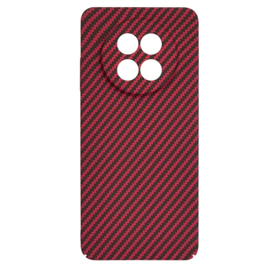 Калъф за Realme 12 / 12x - Carbonite FiberShell - Червен