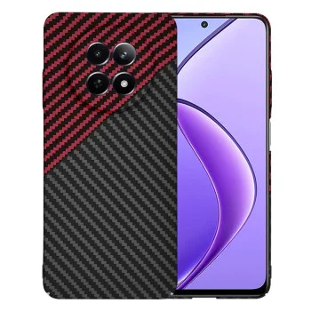 Калъф за Realme 12 / 12x - Carbonite FiberShell - Red Vortex