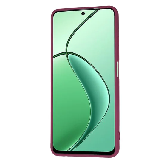 Калъф за Realme 12 / 12x - SoftFlex - Plum Red