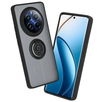 Калъф за Realme 12 Pro / 12 Pro+ - Glinth - Черен