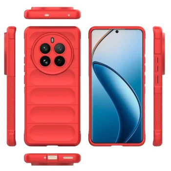 Калъф за Realme 12 Pro / 12 Pro+ - Magic Shield - Червен