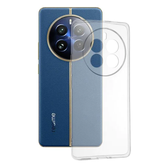 Калъф за Realme 12 Pro / 12 Pro+ - Прозрачен силикон - Прозрачен