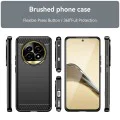 Калъф за Realme 13 Pro / 13 Pro+ - Carbon Silicone - Черен