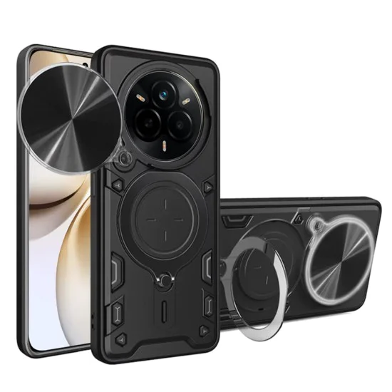 Калъф за Realme 14 Pro+ - Techsuit - CamGuard Pro - Черен