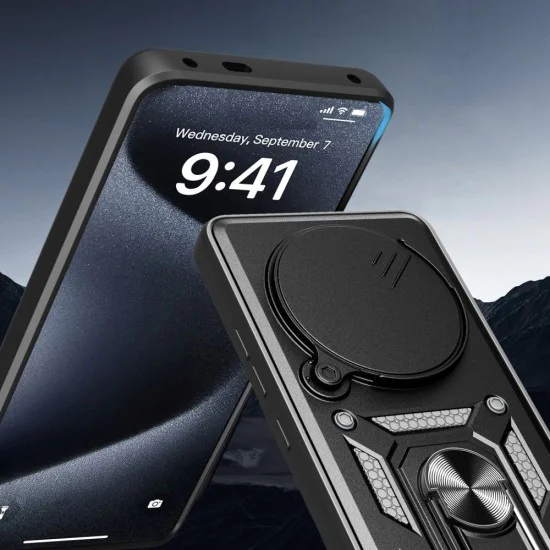 Калъф за Realme 14 Pro - Techsuit - CamShield Series - черен