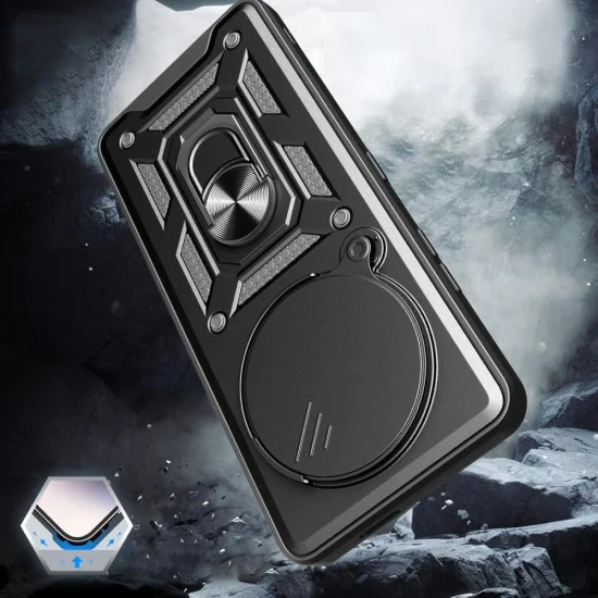 Калъф за Realme 14 Pro - Techsuit - CamShield Series - черен