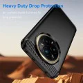 Калъф за Realme 14 Pro+ - Techsuit - Carbon Silicone - Черен