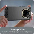 Калъф за Realme 14 Pro+ - Techsuit - Carbon Silicone - Черен