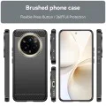 Калъф за Realme 14 Pro+ - Techsuit - Carbon Silicone - Черен