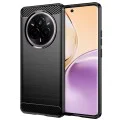 Калъф за Realme 14 Pro - Techsuit - Carbon Silicone - Черен