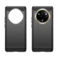 Калъф за Realme 14 Pro - Techsuit - Carbon Silicone - Черен