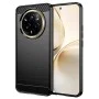 Калъф за Realme 14 Pro+ - Techsuit - Carbon Silicone - Черен