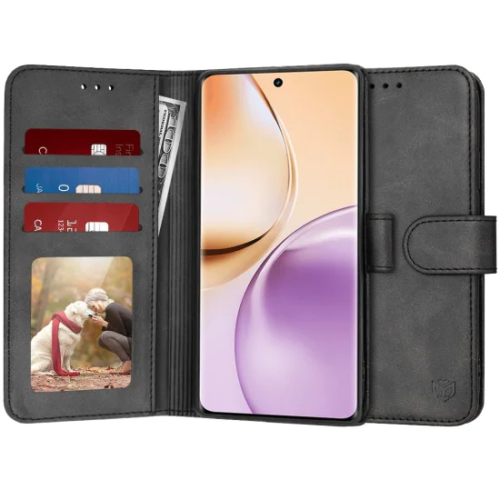 Калъф за Realme 14 Pro - Techsuit - Diary Book - Черен