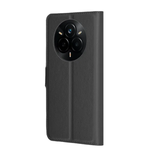 Калъф за Realme 14 Pro - Techsuit - Leather Folio - Черен