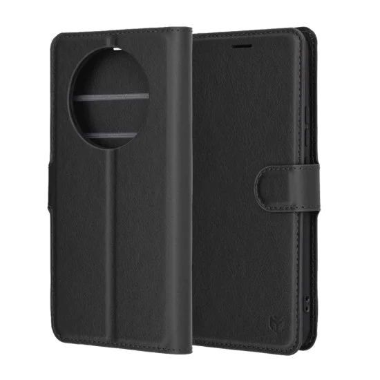 Калъф за Realme 14 Pro - Techsuit - Leather Folio - Черен