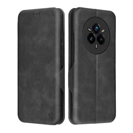 Калъф за Realme 14 Pro+ - Techsuit - Safe Wallet Plus - Черен