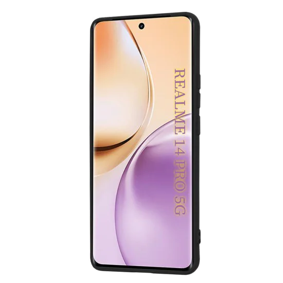 Калъф за Realme 14 Pro - Techsuit - SoftFlex - Черен